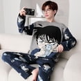 thumbnail image 2 of Pijama de algodón puro con personajes de la película de anime creativo Dragon Ball Son Goku, regalo personalizado de dibujos animados, ropa para el hogar de primavera y otoño, 2 of 2