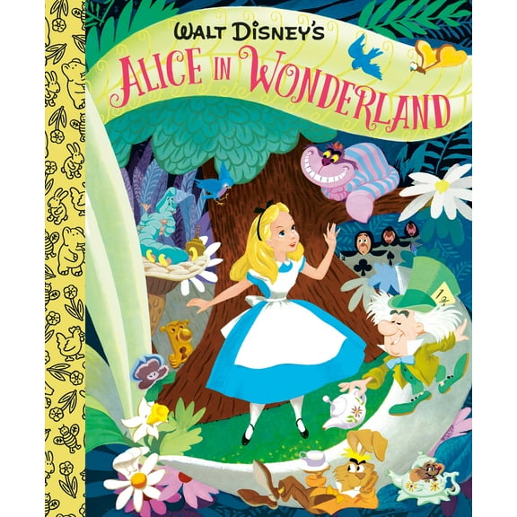 Pre-Owned Walt Disney's Alice in Wonderland Little Golden Board Book (Disney Classic)