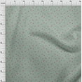 thumbnail image 3 of oneOone Georgette Viscose Fabric Leaves & Flower Floral Printed Fabric 1 Yard 42 Inch Wide, 3 of 4