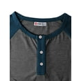 thumbnail image 4 of H2H Mens Casual Slim Fit Raglan Long Sleeve Henley T-Shirts(CMTTL077), 4 of 5