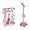 Pink, variant on Microphone with Stand, 2026 New Karaoke Machine, Portable Singing Toy for Parties, Colorful Lights Microphone (Pink)