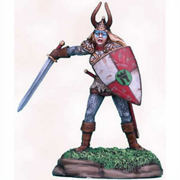 Female Cavalier with Sword and Sheild Miniature Elmore Masterwork Dark Sword Miniatures