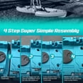 thumbnail image 2 of Reel Yaks Raptor Modular Fishing Kayak - 9.5ft Propeller Drive, Sit-On Top, Stable & Portable, 380 lbs Capacity, 2 of 6