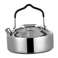 thumbnail image 4 of harper Camping And Outdoor Kettle: Multipurpose Stainless Steel Kettle for Tea, Coffee, 1L Bright Silver, 4 of 10
