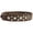 Brown, variant on Genuine Leather Studded Dog Collar 25"x1.5" Red Fits 18"-21" Neck Large