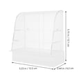 thumbnail image 2 of OUNONA Mini Dessert Display Case White Plastic 1Set Dollhouse Decorations, 2 of 8