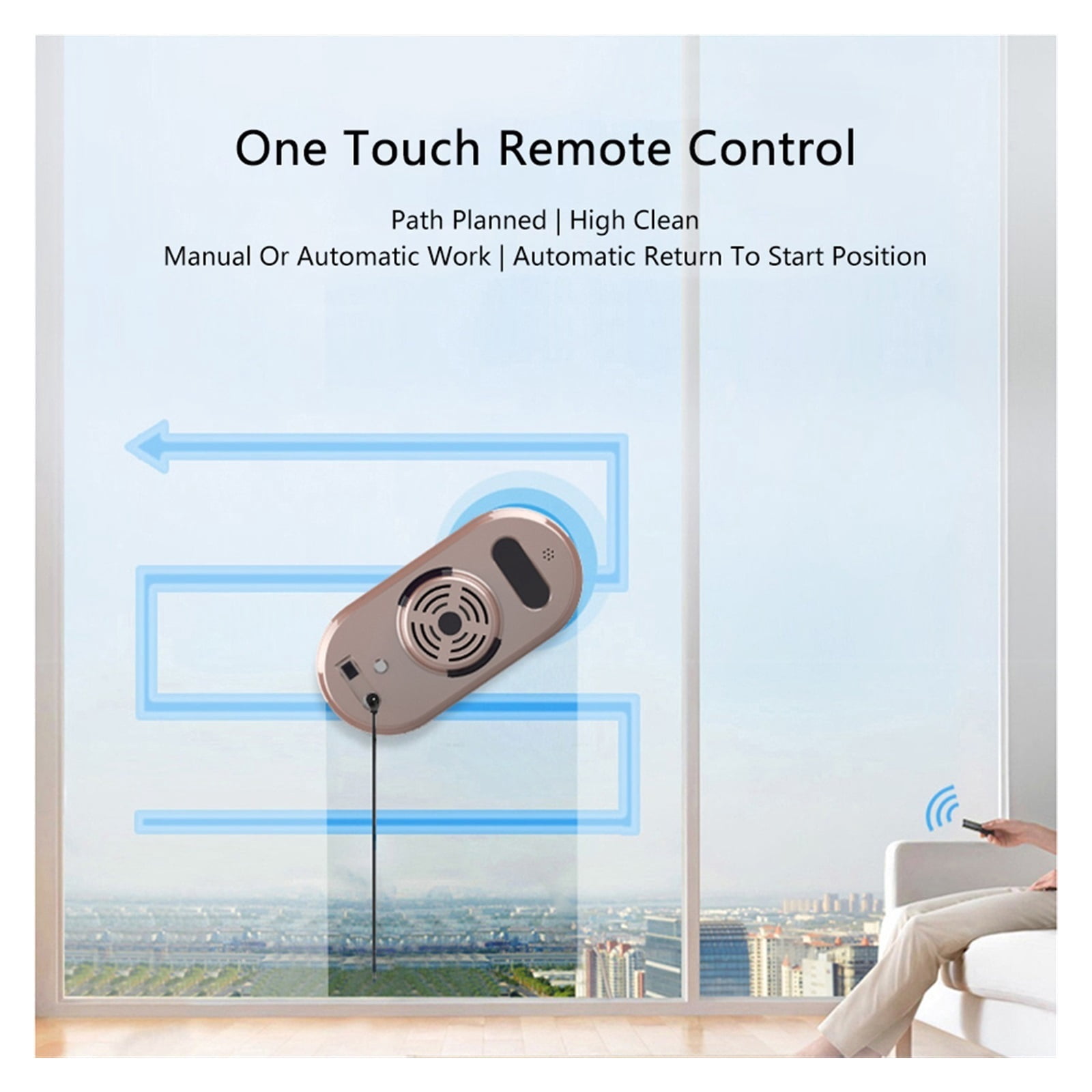 Robot Vacuum Cleaner For Windows Electric Glass Wiper Window Washer For Birthday Christmas Gift Robotic Window Cleaner Windows, Tiles, Bathrooms