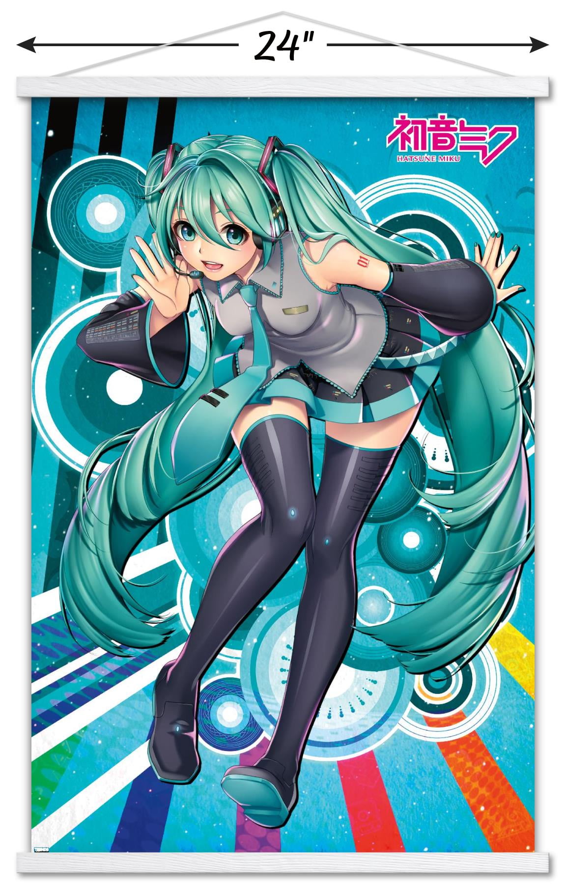 Hatsune Miku - Whisper Wall Poster with Wooden Magnetic Frame