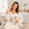 thumbnail image 5 of 4.7 inch Pet Eye Cleaner, Soft Clip Brush Grooming Tool, Gentle Tear Stain Remover for Dog Cat Daily Care Hygiene Cleaning, 5 of 5