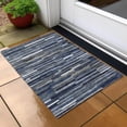 thumbnail image 6 of Addison Rugs Chantille Indoor/Outdoor Transitional Stripes Navy Washable Rectangle Rug, 1'8" x 2'6", 6 of 6