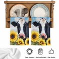 thumbnail image 5 of Cow Sunflowers Kitchen Towels Set of 4, Farmhouse Animal Blue Sky Wooden Grain Absorbent Dish Towels for Kitchen, Microfiber Hand Towel, Quick Drying Tea Towel for Cleaning Decorative Dishcloths, 5 of 7