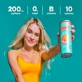 thumbnail image 4 of Alani Nu Sugar Free Energy Drink, Juicy Peach, 12 fl oz, 12 Pack, Cans, 200mg Caffeine, 4 of 10