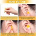 thumbnail image 4 of bouchons D'oreille, 5 Paires De Bouchons D'oreille Antibruit, Protection Auditive Pour Dormir, Tude, Travail, Voyage, Btiment, Ronflement, Natatio, 4 of 5