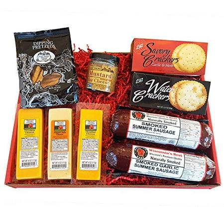 Wisconsin 8217s Best And Cheese Company Deluxe Gourmet Gift Basket