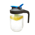thumbnail image 5 of 86mm Reusable Plastic Jar Lids for Wide Mouth Jar Leak-Proof Seal Bottle Cover Spout Lid with Handle with Pour Holes, 5 of 5
