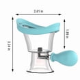 thumbnail image 3 of Clear Eye Irrigator Relieve Eye Fatigue Dry Extrusion Silicone Eye Wash Cup, 3 of 5