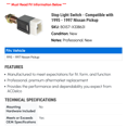 thumbnail image 2 of Stop Light Switch - Compatible with 1995 - 1997 Nissan Pickup 1996, 2 of 2