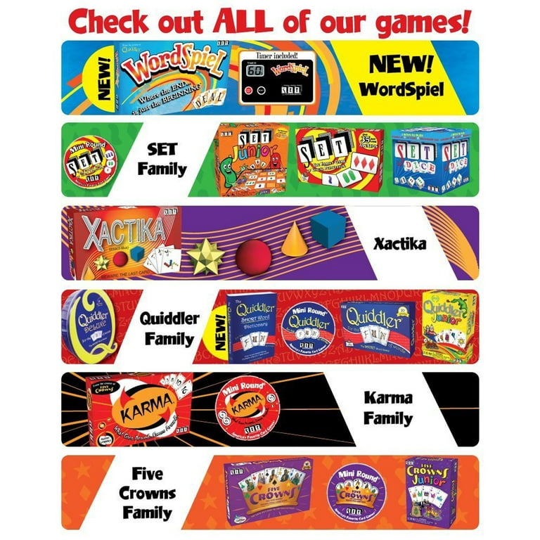 Set Enterprises Boardgame Quiddler - The Short Word Game Box