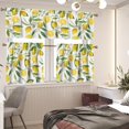 thumbnail image 2 of Tropical Lemon Kitchen Curtains and Valances 3 Piece Set,Valance Curtains for Kitchen Windows Kitchen Curtains Tiers and Valances for Cafe Living Room Window Decoration, 2 of 5