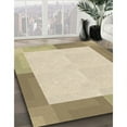 thumbnail image 3 of Ahgly Company Machine Washable Indoor Round Transitional Golden Blonde Gold Area Rugs, 3' Round, 3 of 7