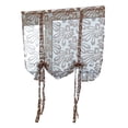 thumbnail image 3 of Cortina romana de gasa de poliéster jacquard para ventana 1 café 80x100cm, 3 of 9