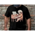 thumbnail image 3 of Funny Piano Player Pianist Teacher Musician Sloth Music Gift T-Shirt Piano Lover Music Teacher Birthday Holiday Present Men Women Tshirt, 3 of 10
