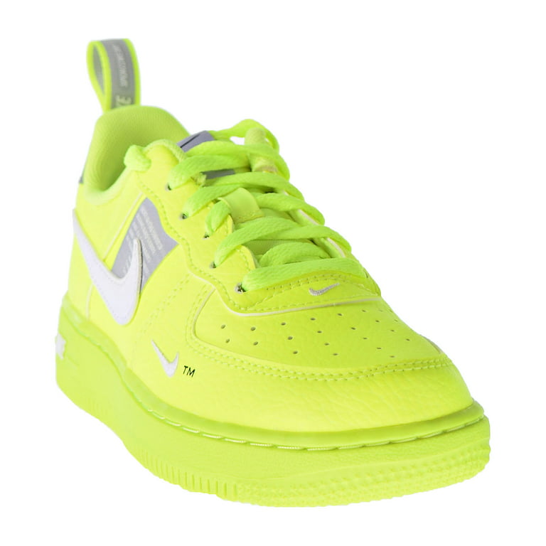Ontslag Proficiat Grit Nike Force 1 LV8 Utility Little Kids' Shoes Volt-White-Wolf Grey-Black  av4272-700 - Walmart.com