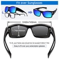 thumbnail image 5 of TINHAO Fit Over Polarized Sunglasses Over Glasses, Wrap Around Sunglasses Over Prescription Glasses, 5 of 7