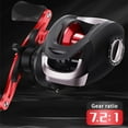 thumbnail image 2 of Lure Fishing Baitcasting Reel Gear Ratios 7.2:1 Max Drag 10kg Long-casting 12 Levels Magnetic Adjustment Fishing Reel, 2 of 9