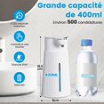 thumbnail image 3 of Electric soap dispenser with sensor, automatic wall-mounted foam soap dispenser, two dispensing levels, 3 of 5