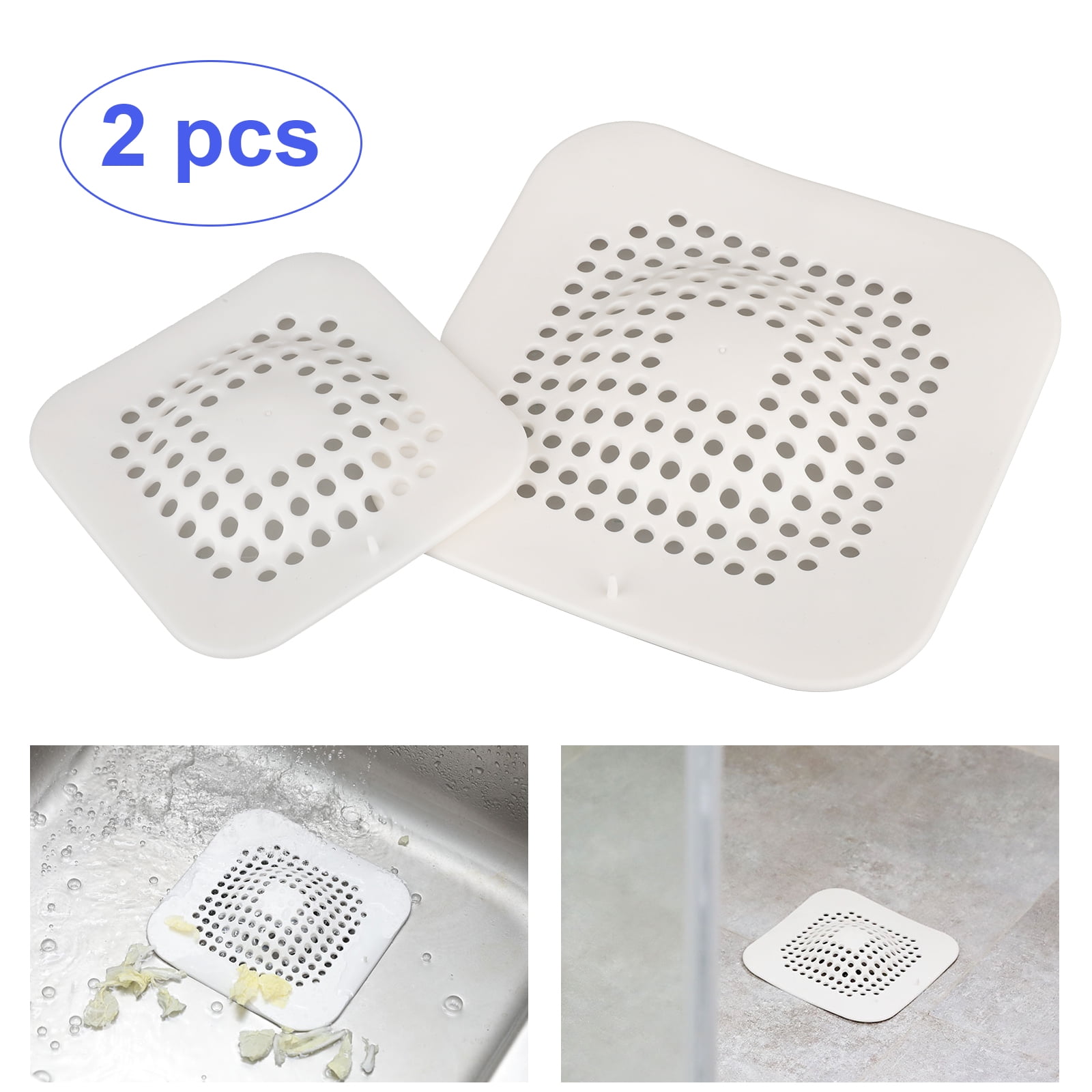 Hair Catch, Drain Protector Silicone, Hair Trap, Shower Drain Cover, Sink Strainer, Sink Catcher
