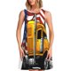 thumbnail image 1 of Fotbe American Truck Vestido de Verano sin Mangas para Mujer – Vestido Midi Línea A, Estilo Camiseta Floral, Vestido Playero Casual y Fluido, 1 of 7