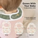 thumbnail image 4 of Pack de 8 baberos orgánicos para bebés KeaBabies, algodón suave, 0-24 m, 4 of 9