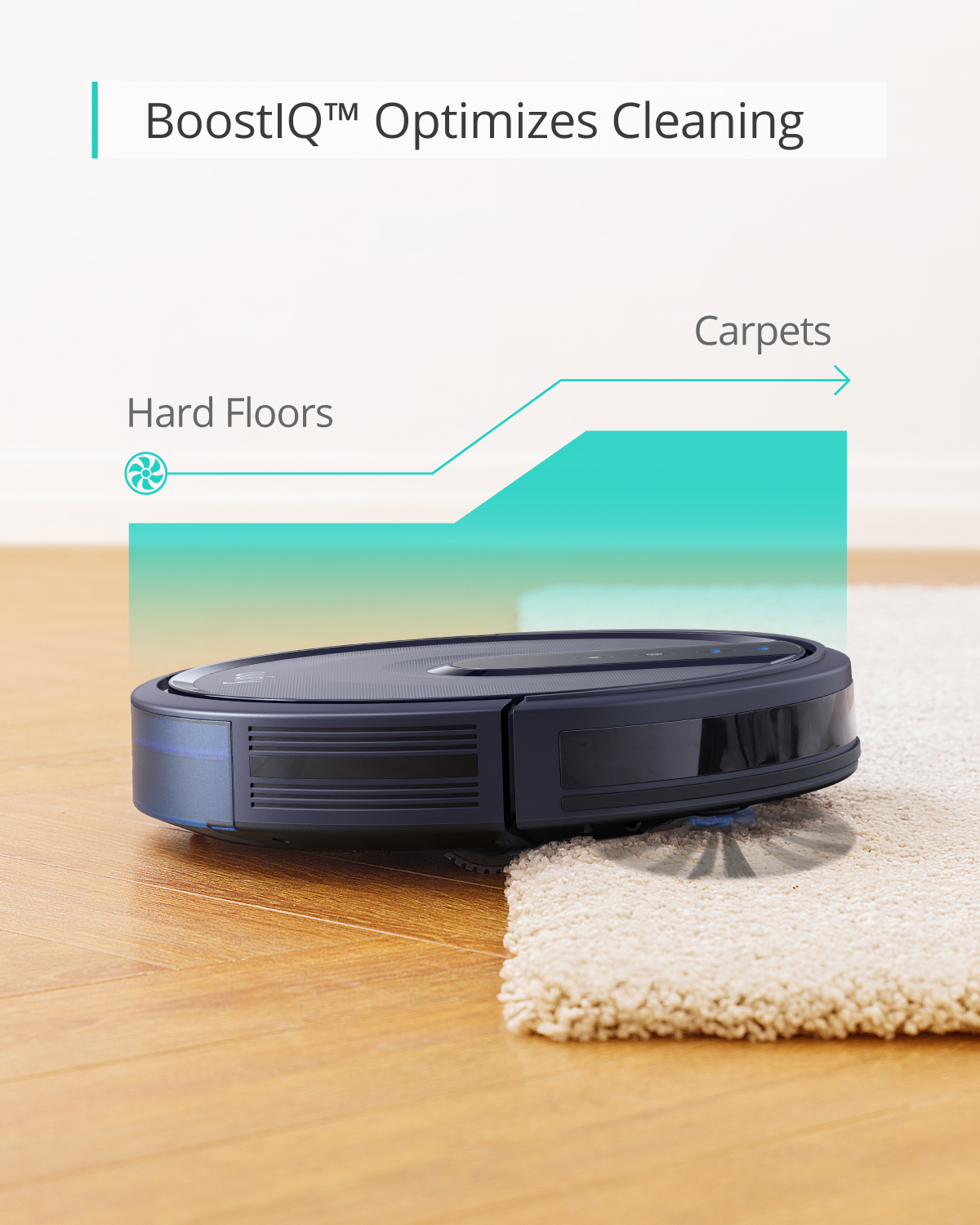Anker eufy 25C Wi-Fi Connected Robot Vacuum, Great for Picking up Pet Hairs, Quiet, Slim - image 7 of 10