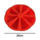 thumbnail image 3 of Baking Molds Triangle 8 Cavity Silicone Cake Mold,red, 3 of 3