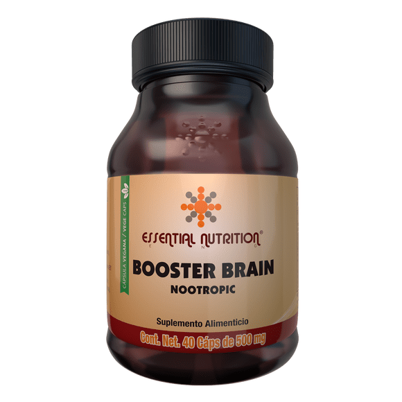 Booster Brain Nootropic 40 Caps. Veganas de 500 mg