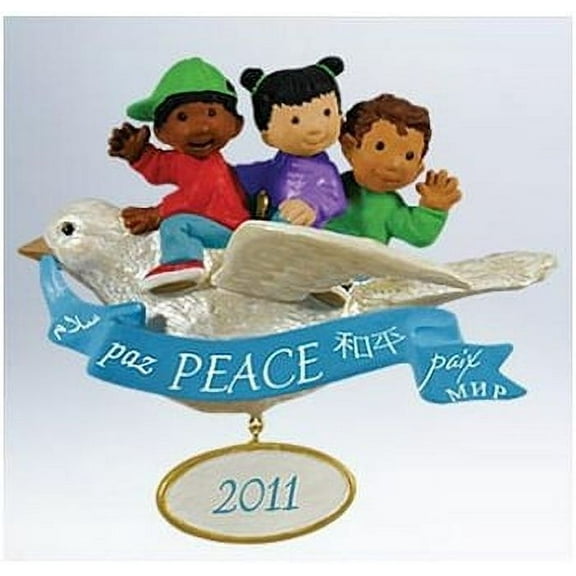 Believe In Peace 2011 Hallmark Keepsake Ornament QXI2287 New
