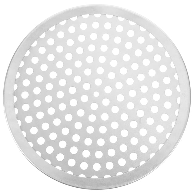 1Set Metal Pizza Pan With Holes Holed Design Scratch-Resistant Oven Tray For Cooking Enthusiasts