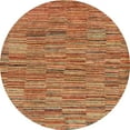 thumbnail image 1 of Ahgly Company Machine Washable Indoor Round Abstract Gold Area Rugs, 5' Round, 1 of 7
