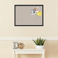 thumbnail image 3 of PinPix 28x20 Custom Cork Bulletin Board Brown Clover Poster Board Has a Fabric Style Canvas Finish, Framed in Brown Clover, by ArtToFrames (PinPix-535), 3 of 5