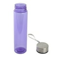 thumbnail image 5 of Mainstays 18oz Plastic Purple Water Bottle Stainless Steel Screw Cap Lid with Strap, 1 Each Included, 5 of 8