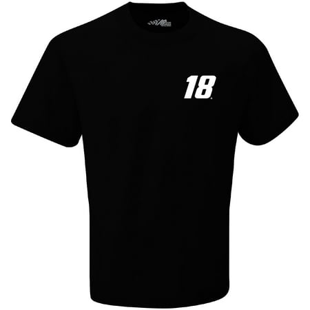 Men's Joe Gibbs Racing Team Collection Black Kyle Busch Exclusive Tonal Flag T-Shirt