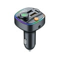 thumbnail image 1 of relayinert Fast Charger USB Car Charger FM Transmitter Hands-free Bluetooth Over-current And Over-voltage C4S, 1 of 6