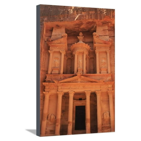 The Treasury (Al-Khazneh), Petra, UNESCO World Heritage Site, Jordan, Middle East Stretched Canvas Print Wall Art By Eleanor