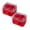 Red, variant on DreamyJuly Make Up Pencil Sharpener(2pcs), Lip Liner Pencil Sharpener, Cosmetic Pencil Sharpener for Eyeliner Lip Liner, Dual Sharpener, White