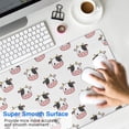 thumbnail image 4 of Long Mouse Pads for Desk,White Cow Head Pattern Desk Mats on Top Of Desks, Desk Mouse Pad Extra Large with 3mm Non-Slip Base and Stitched Edge for Gaming,Office,Work,Home 31.5"x15.7", 4 of 6