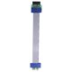 thumbnail image 2 of Cable PCI-E PCI-E 1x Cable de extensión extensor Cable adaptador macho a hembra Accesorio para computadora Vogacara EL002497-00, 2 of 2