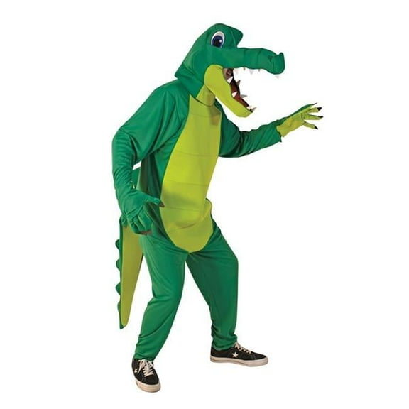 Rasta Imposta Adult Alligator Costume - Size One Size Fits Most - Green