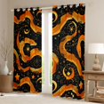 thumbnail image 2 of Castle Fairy Abstract Snake Black Out Curtains,Starry Sky Curtains Pack of 2 (42x63 Each), 2 of 6