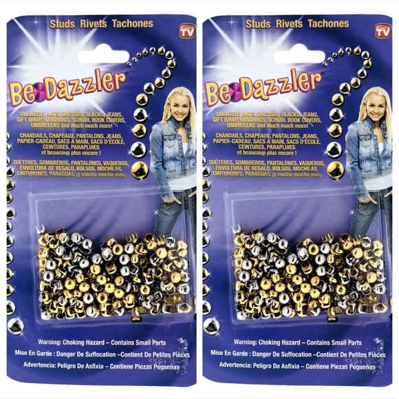 Bedazzler- Stud Refill - Oro y Plata 300 piezas Bedazzler BDZ-ST-2pk